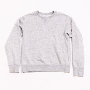 Uniqlo Gray Loopback Sweatshirt | Classic Vintage Style with Gusset | Size 13